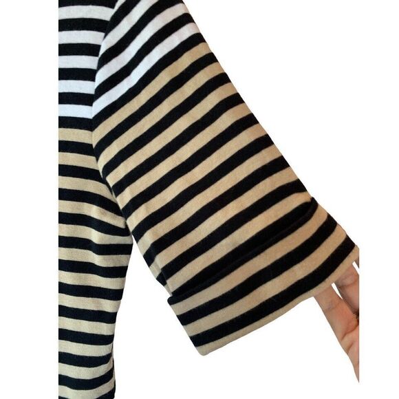 New Striped Tee Shirt Dress Small Stretchy Nautical Travel Vacation Cruise *Note - Picture 3 of 8